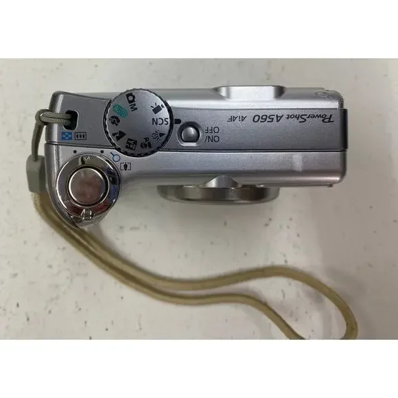 TESTED WORKING Canon PowerShot A560 7.1MP digital camera with box - Picture 4 of 5